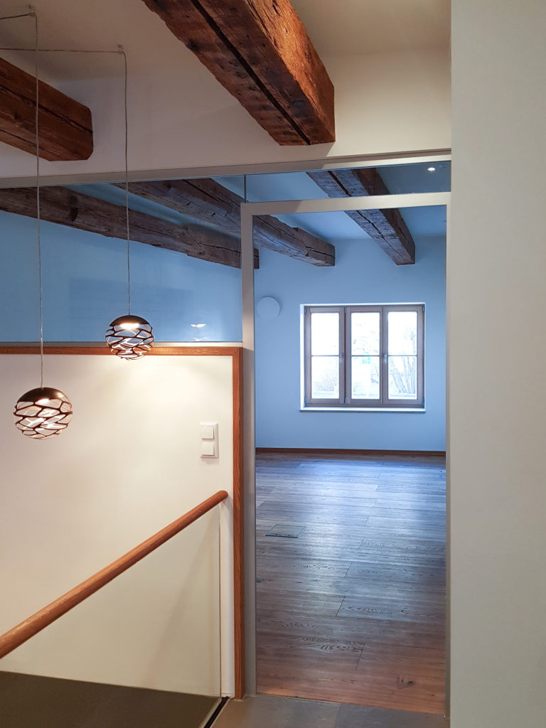 Sanierung und Umbau eines Altstadthauses mit Stadtmauerhaus in Schongau